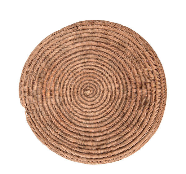 Navajo Round Wedding Coiled Tray Basket