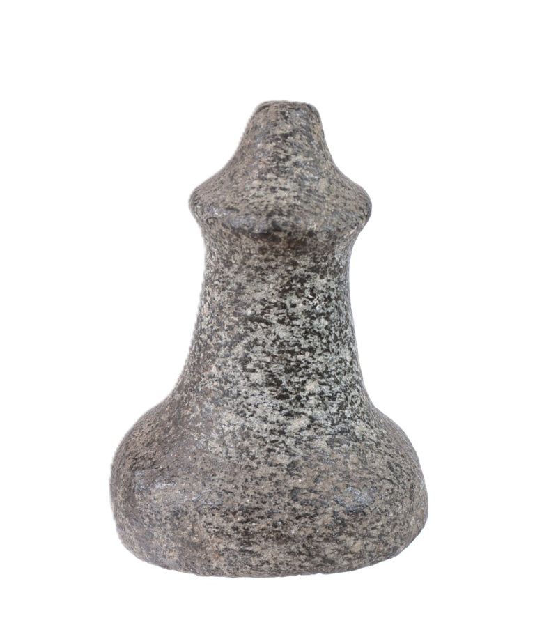 Colorado River Speckled Granite Bell Pestle with Knob