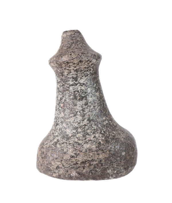 Colorado River Speckled Granite Bell Pestle with Knob