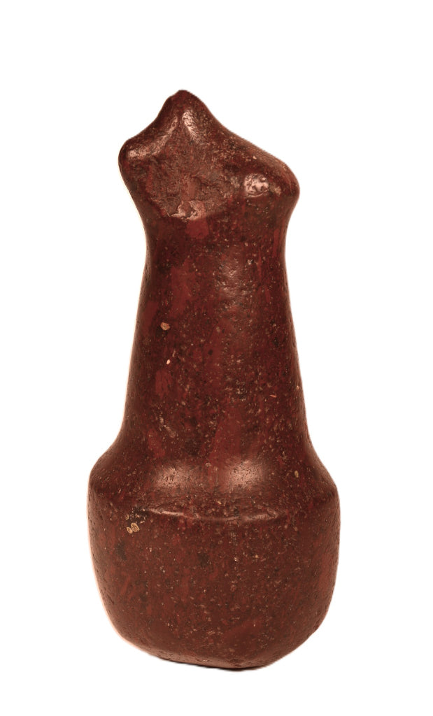 Rare Columbia River Red Hematite Bear Effigy Pestle/Maul