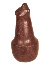 Rare Columbia River Red Hematite Bear Effigy Pestle/Maul