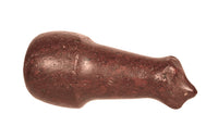 Rare Columbia River Red Hematite Bear Effigy Pestle/Maul