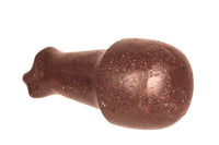 Rare Columbia River Red Hematite Bear Effigy Pestle/Maul