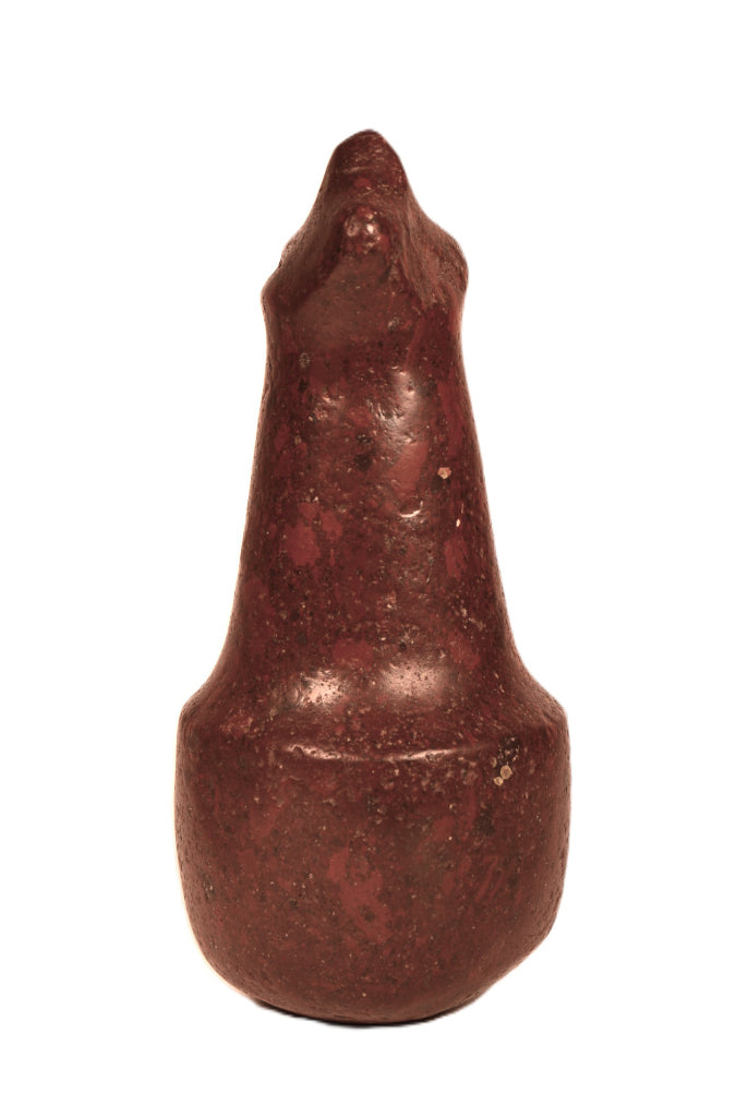 Rare Columbia River Red Hematite Bear Effigy Pestle/Maul