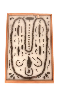 Framed Necklace and Bead Artifacts