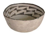 Anasazi Pottery "Pour" Bowl, Black on White