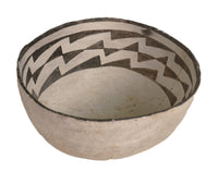Anasazi Pottery "Pour" Bowl, Black on White