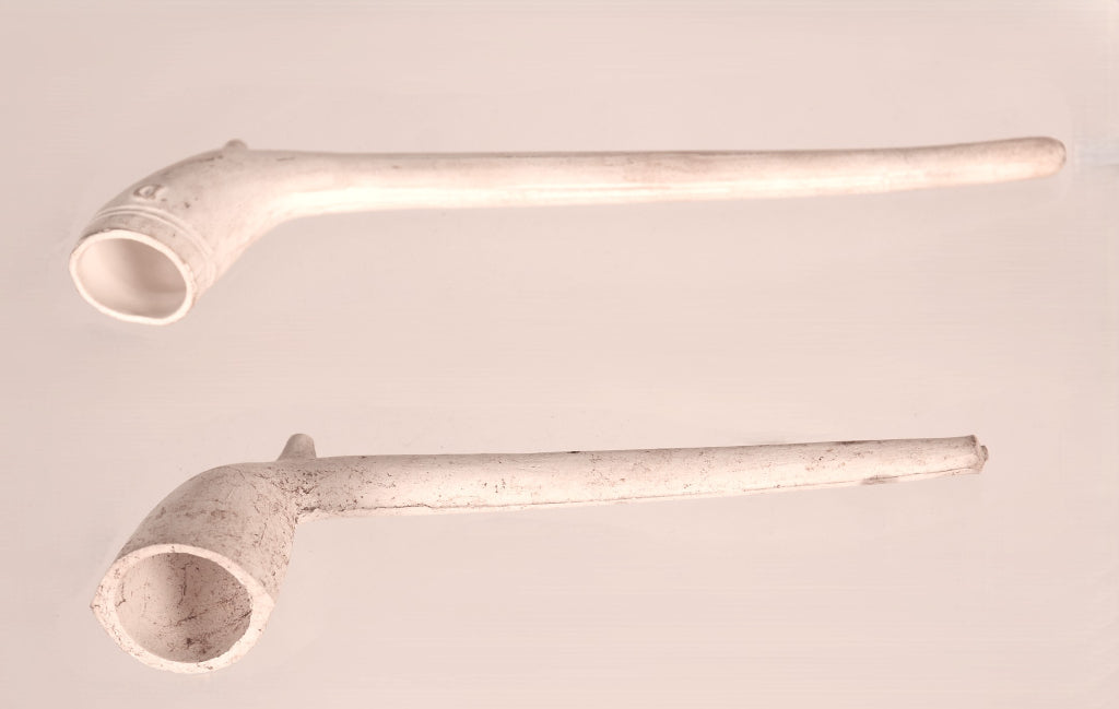 Indian Confederate Trade Pipes - Set of 2