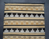 Large Navajo Rug, Banded Blanket Revival, Chinle, AZ