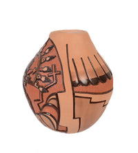 Hopi Pueblo Carved Pottery Jar By Marty and Elvria Naha Nampeyo