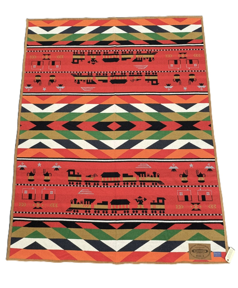 Pendleton Iron Horse Trail Blanket- Railroad