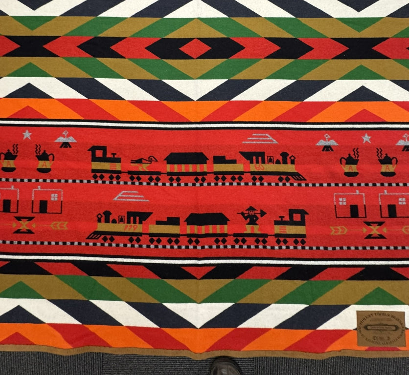Pendleton Iron Horse Trail Blanket- Railroad