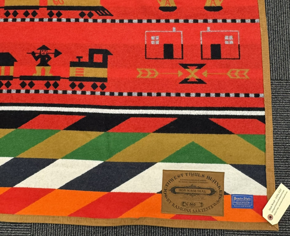 Pendleton Iron Horse Trail Blanket- Railroad