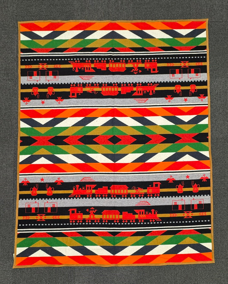 Pendleton Iron Horse Trail Blanket- Railroad