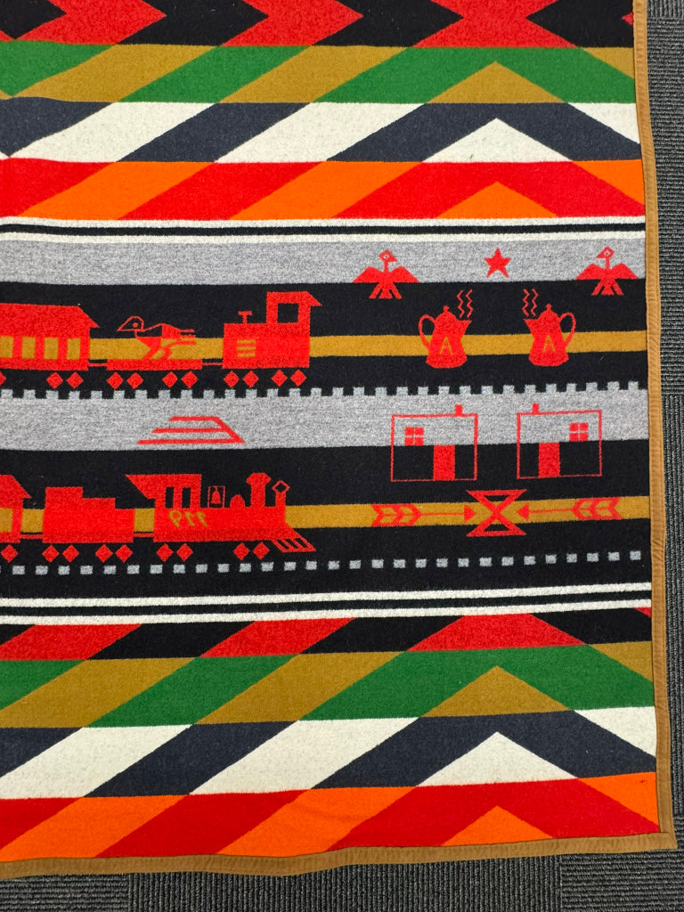 Pendleton Iron Horse Trail Blanket- Railroad