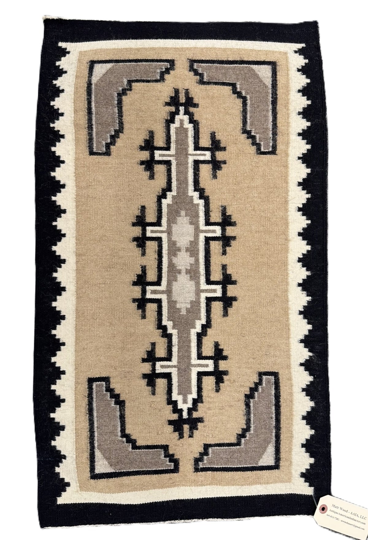 Navajo Two Gray Hills Rug By Annie Nez
