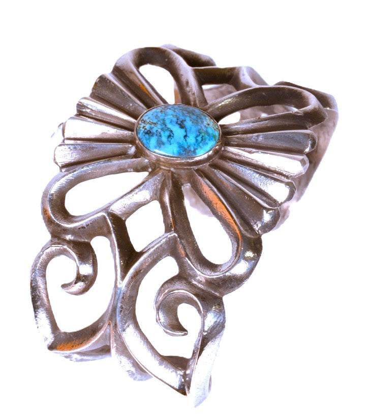 Navajo Sand Cast Cuff Bracelet