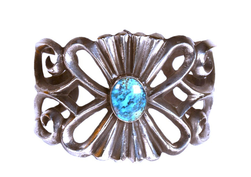 Navajo Sand Cast Cuff Bracelet
