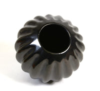 Santa Clara Pueblo Melon Blackware Jar By Helen Shupla