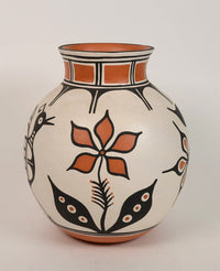 Kewa (Santo Domingo) Pueblo Pottery, "Rainbird" Jar by Thomas Tenorio