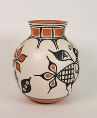 Kewa (Santo Domingo) Pueblo Pottery, "Rainbird" Jar by Thomas Tenorio