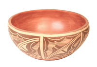 San Felipe Pueblo Stew/Chili Pottery Bowl By Garren Candelria