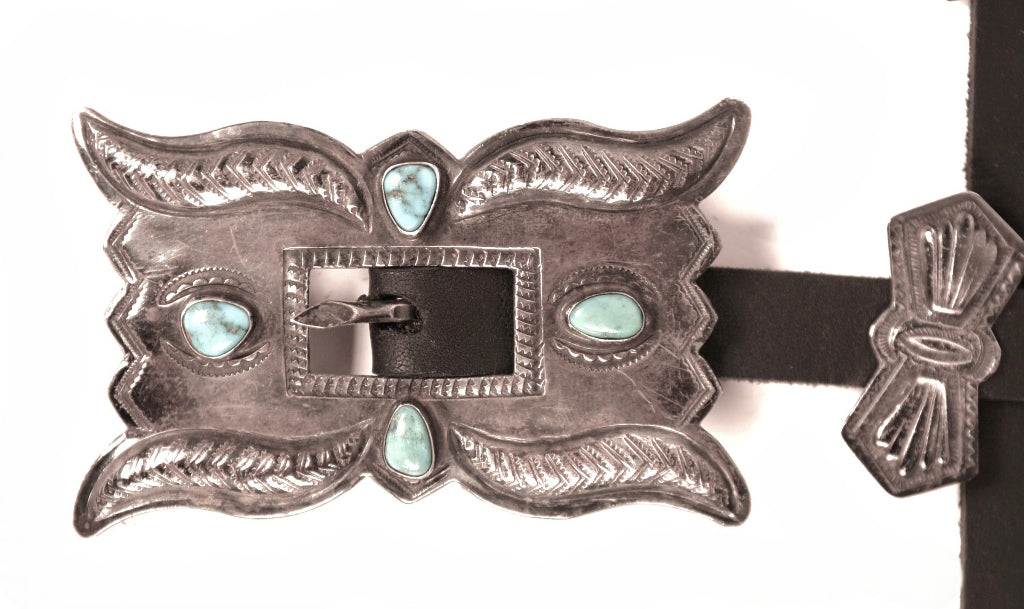 Large Navajo Concho Belt