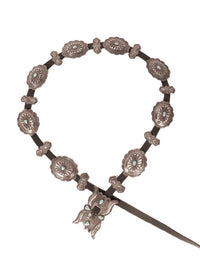 Large Navajo Concho Belt