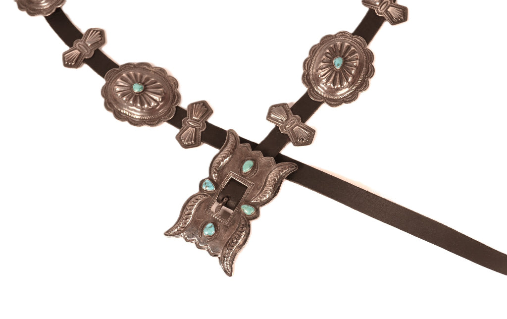 Large Navajo Concho Belt