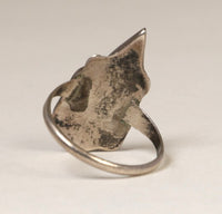 Zuni Sterling Silver Inlaid Bird Ring Size 5