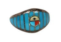 Sterling Silver Turquoise Inlay Ring