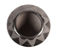San Ildefonso Pueblo Black Pottery Bowl By Lupita Martinez