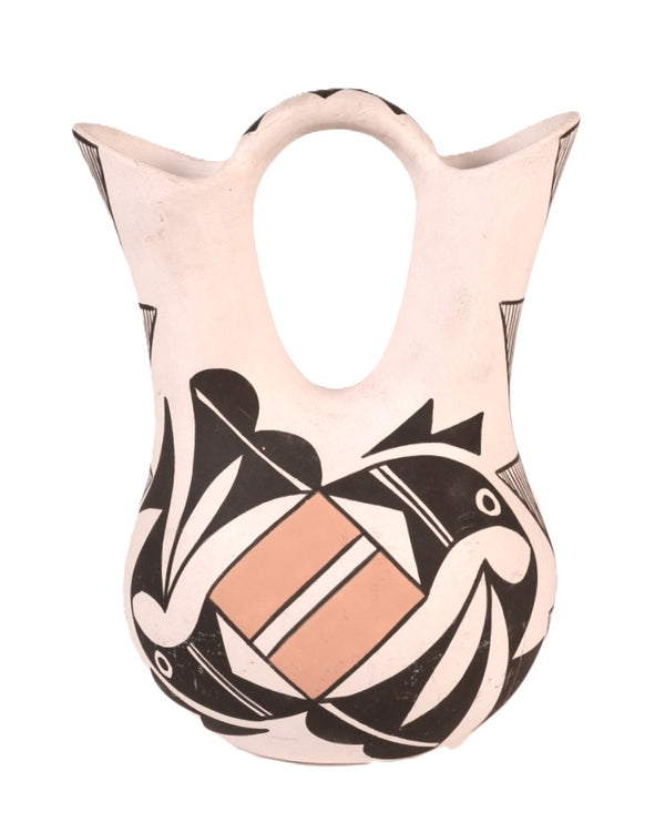 Acoma Pueblo Wedding Jar Pottery By Pauline Abeita
