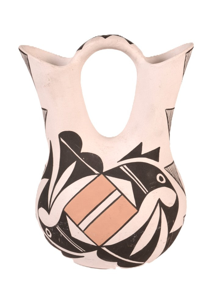 Acoma Pueblo Wedding Jar Pottery By Pauline Abeita