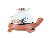 Acoma Pueblo Double Piggy Back Pottery Turtles By Kopote