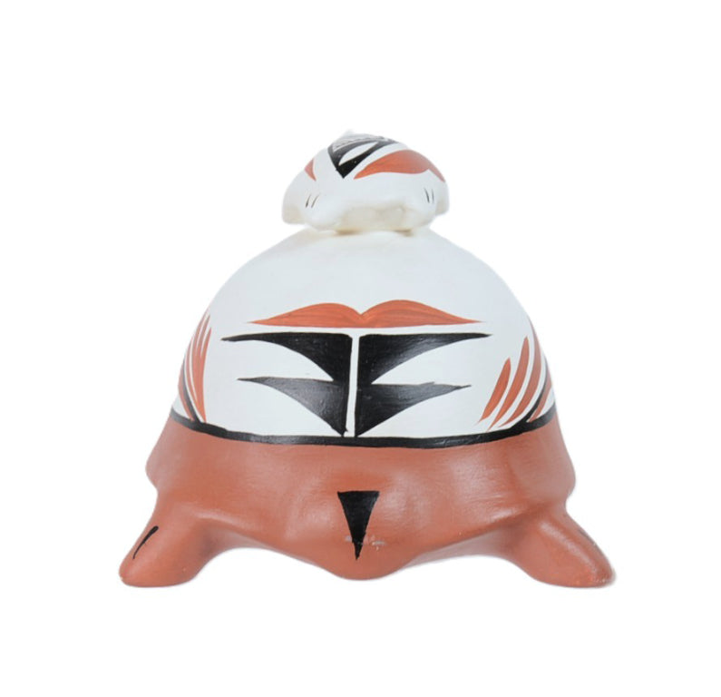 Acoma Pueblo Double Piggy Back Pottery Turtles By Kopote