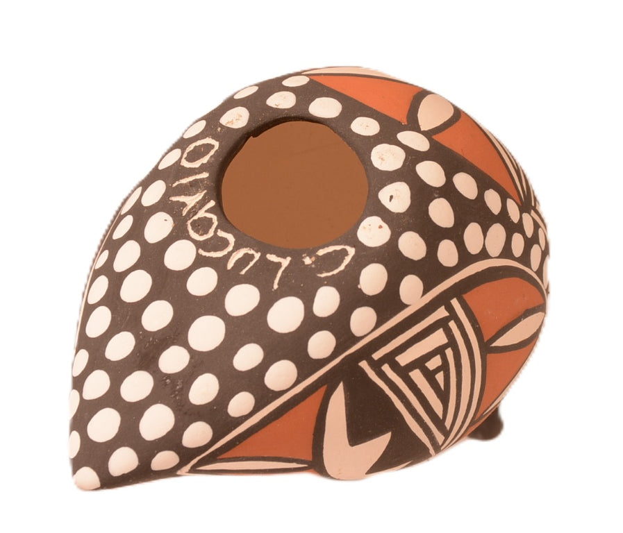 Acoma Pueblo Quail Pottery By C. Lucavio