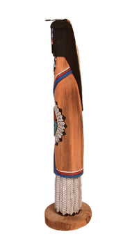 Hopi Pueblo Long Hair/Sun Face Kachina Doll By F. Chee and M. Chambers