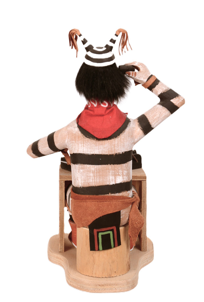 Hopi Pueblo Hand Clown Lawyer Katchina Doll By F. Begay