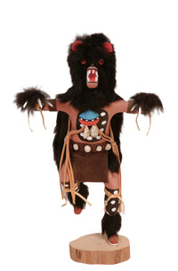 Navajo Black Bear Kachina Doll By D&M Nelson