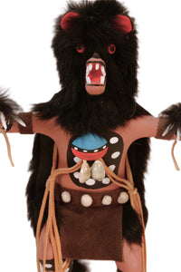 Navajo Black Bear Kachina Doll By D&M Nelson
