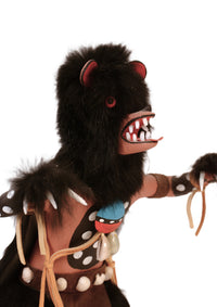 Navajo Black Bear Kachina Doll By D&M Nelson