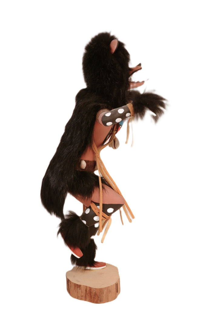 Navajo Black Bear Kachina Doll By D&M Nelson