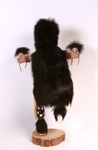 Navajo Black Bear Kachina Doll By D&M Nelson