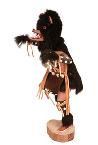 Navajo Black Bear Kachina Doll By D&M Nelson
