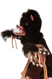 Navajo Black Bear Kachina Doll By D&M Nelson