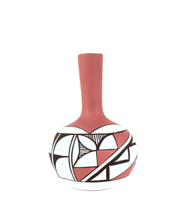 Isleta Pueblo Pottery Vase By S. Zuni