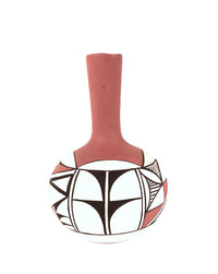Isleta Pueblo Pottery Vase By S. Zuni