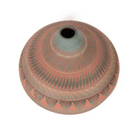 Navajo Carved Pottery By Sylvia Johnson
