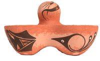 Zuni Pueblo Egg Dish Pottery By Tonia Fonenelle